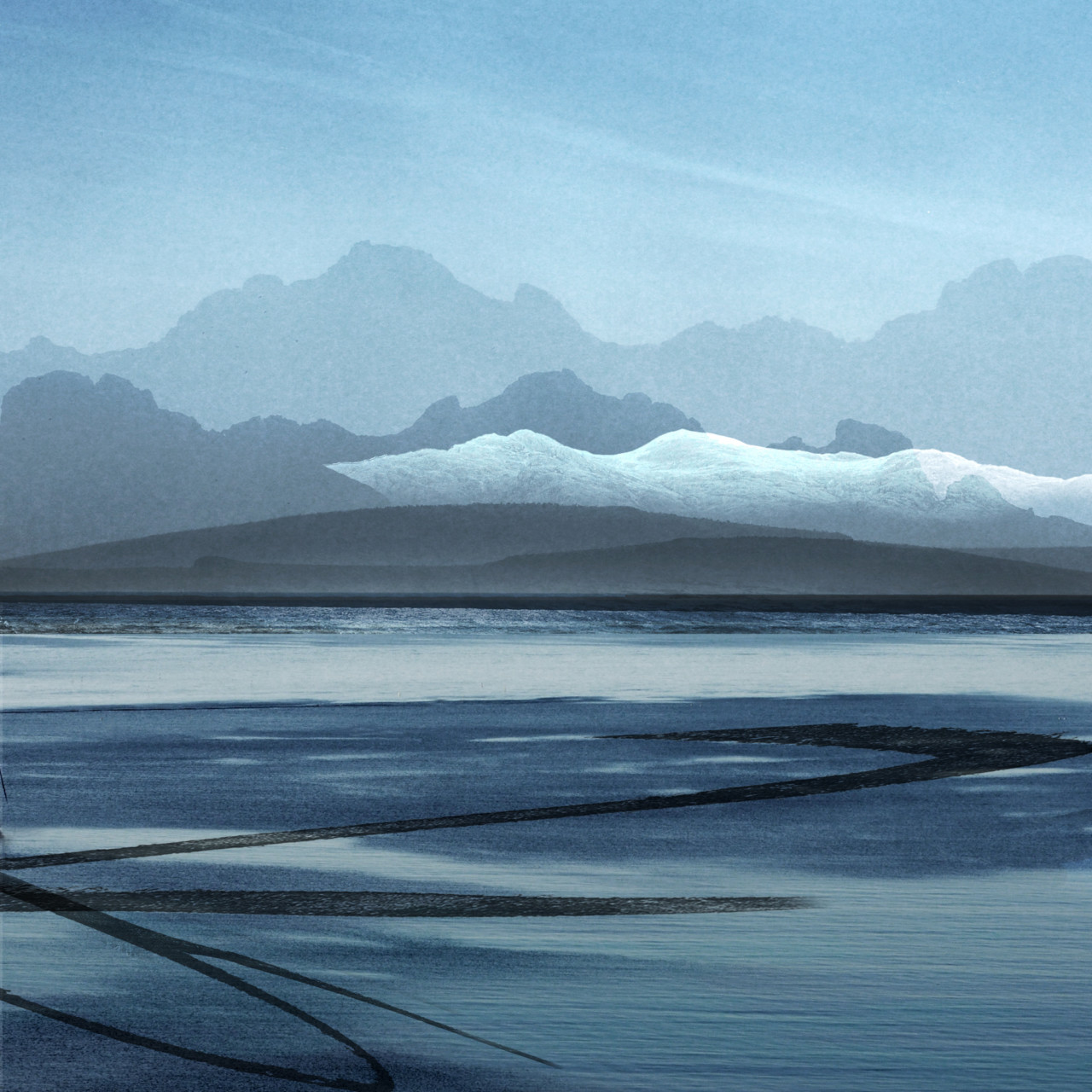 Francis Jolly, Sans titre, série Islande, paysages