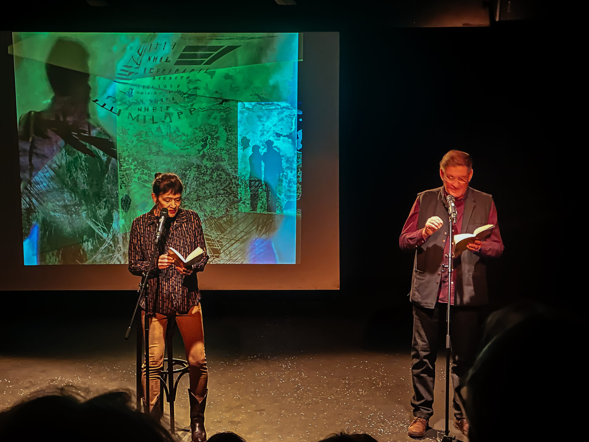 Choses dites, un spectacle de Nancy Huston, photographies de Francis Jolly